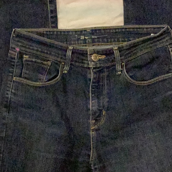 Womens Sliver label Levis Jeans dark denim rInse SKINNY W28 32L - Picture 2 of 10